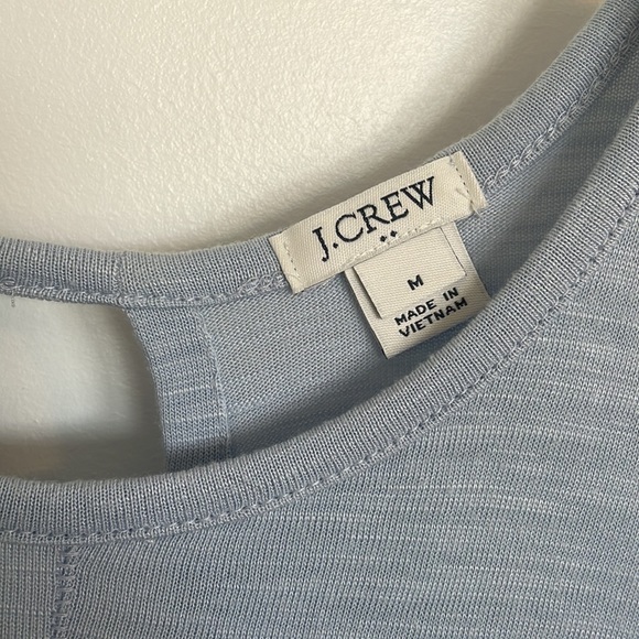 JCrew Blue and Striped Flow Tank - Picture 3 of 5